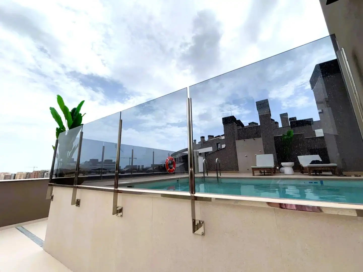 Swimming pool of Flat for rent in Murcia  with Air Conditioner, Heating and Terrace