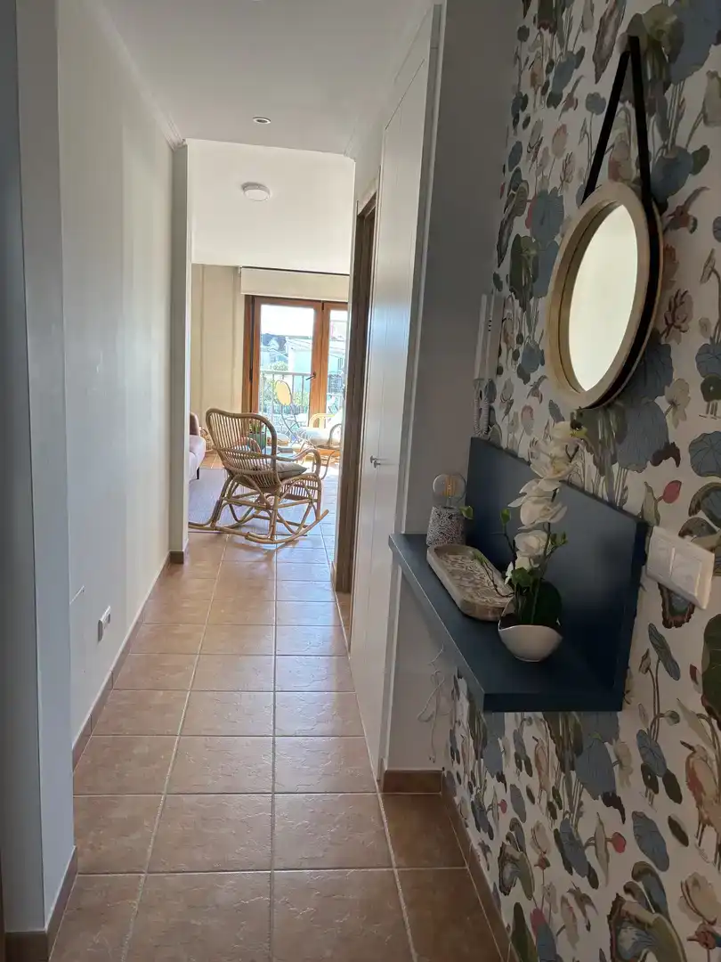 Piso de alquiler en Ribeira con Jardín privado, Amueblado y Balcón