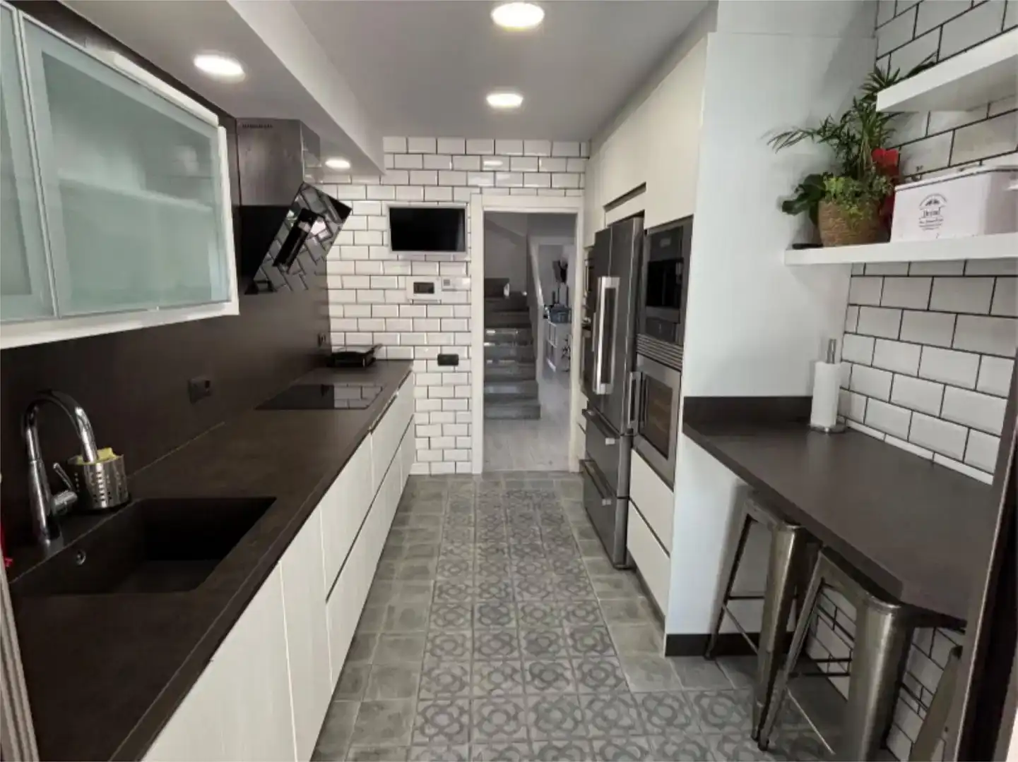 Cocina de Casa adosada en venta en Rubí con Aire acondicionado y Balcón
