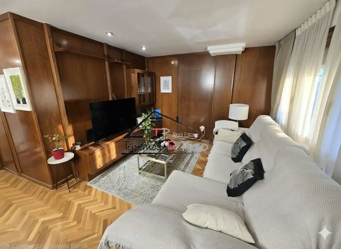 Sala de estar de Piso en venta en Zaragoza con Aire acondicionado, Calefacción y Parquet