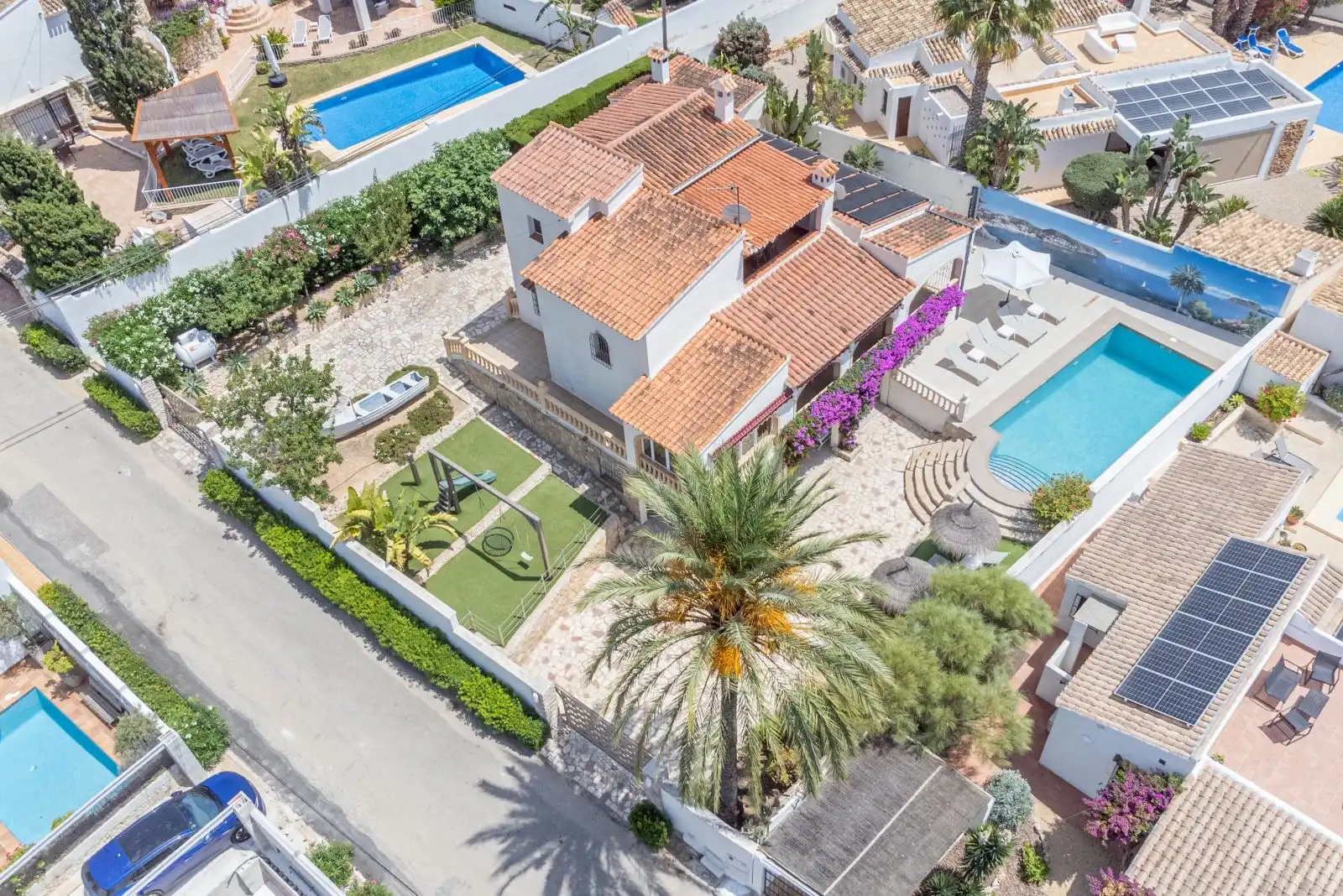 Vista exterior de Casa o chalet en venta en Moraira con Aire acondicionado, Calefacción y Terraza