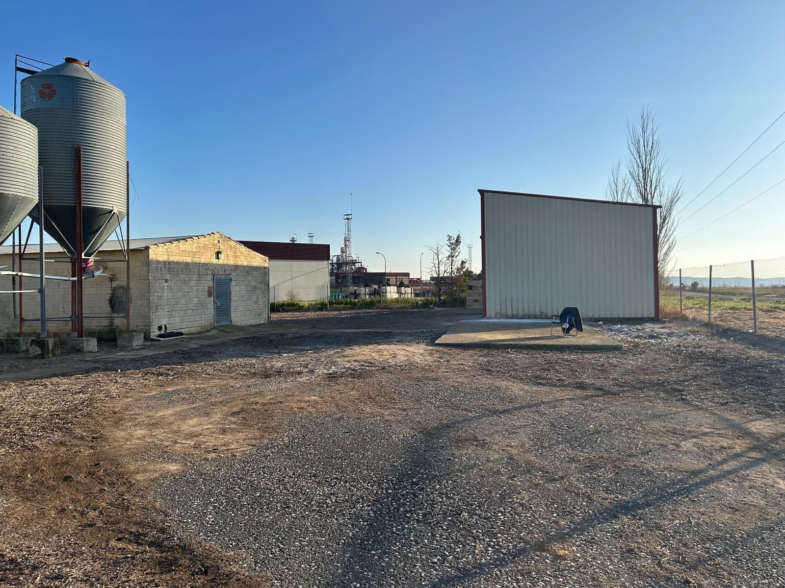 Exterior view of Industrial land for sale in Caparroso