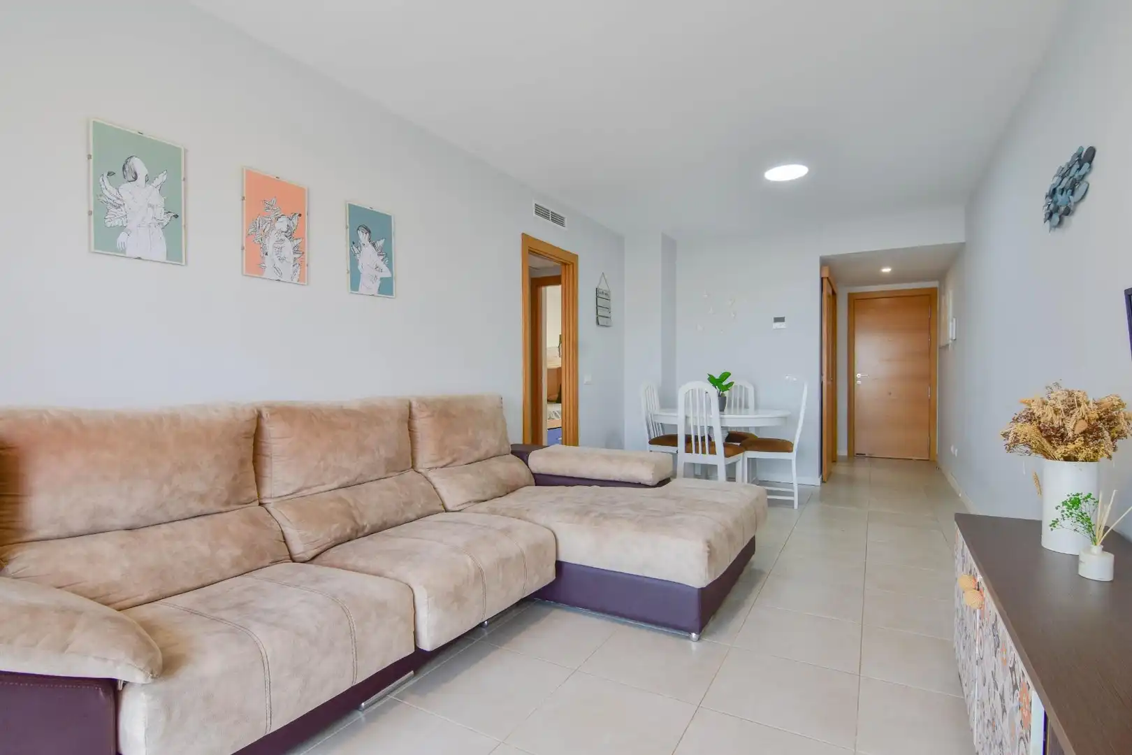 Sala d'estar de Apartament de lloguer en El Puig de Santa Maria amb Aire condicionat, Calefacció i Terrassa