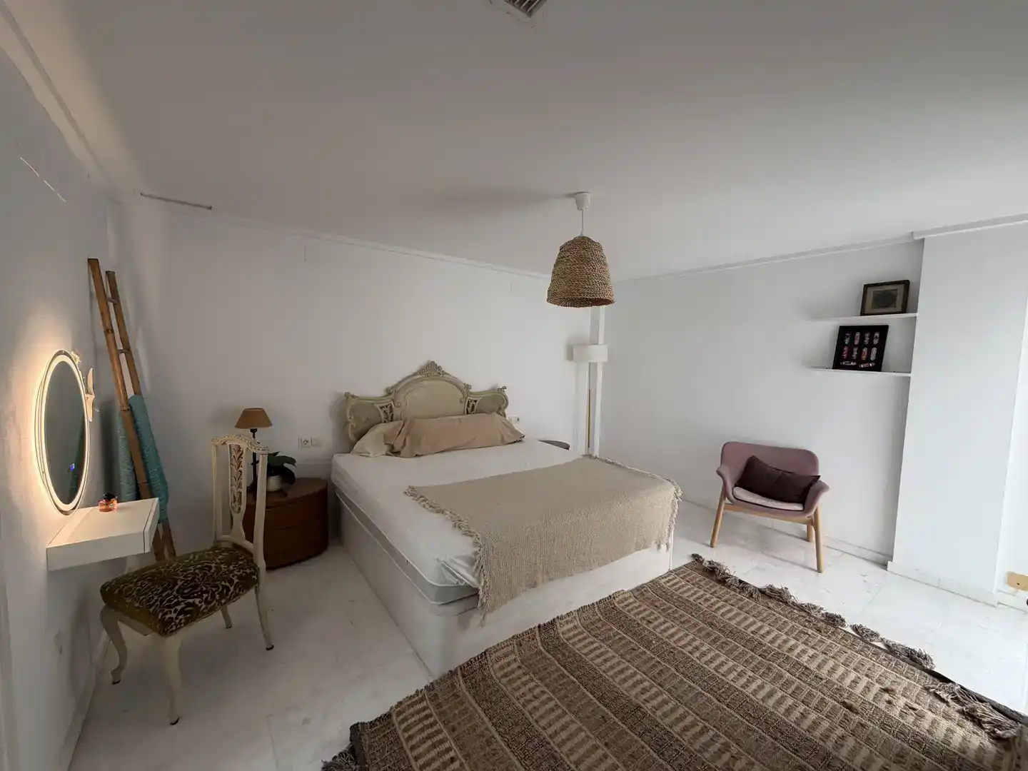 Schlafzimmer von Dachboden zur Miete in Benitachell / El Poble Nou de Benitatxell mit Klimaanlage und Balkon