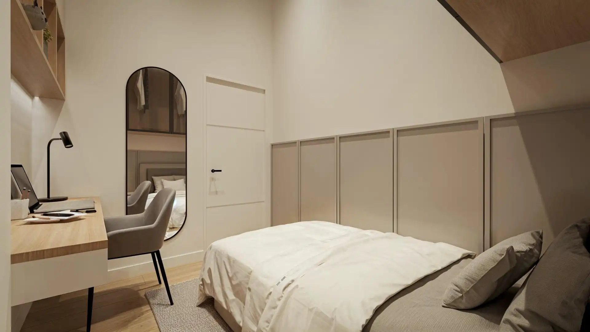 Schlafzimmer von Dachboden zum Verkauf in Tarragona mit Parkett