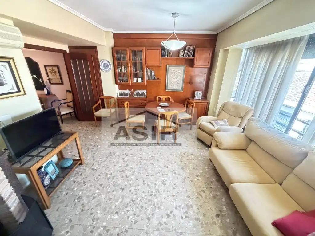 Sala de estar de Piso en venta en Carcaixent con Aire acondicionado