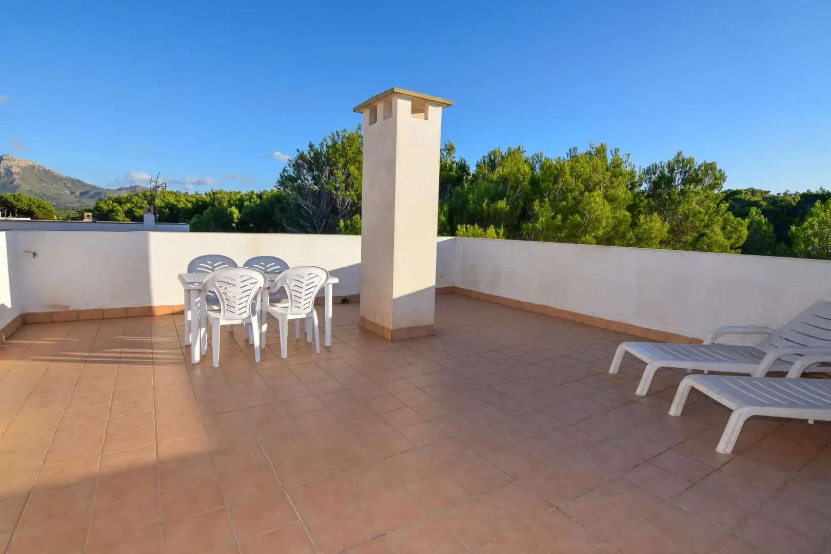 Terrassa de Casa adosada de lloguer en Santa Margalida amb Jardí privat i Moblat