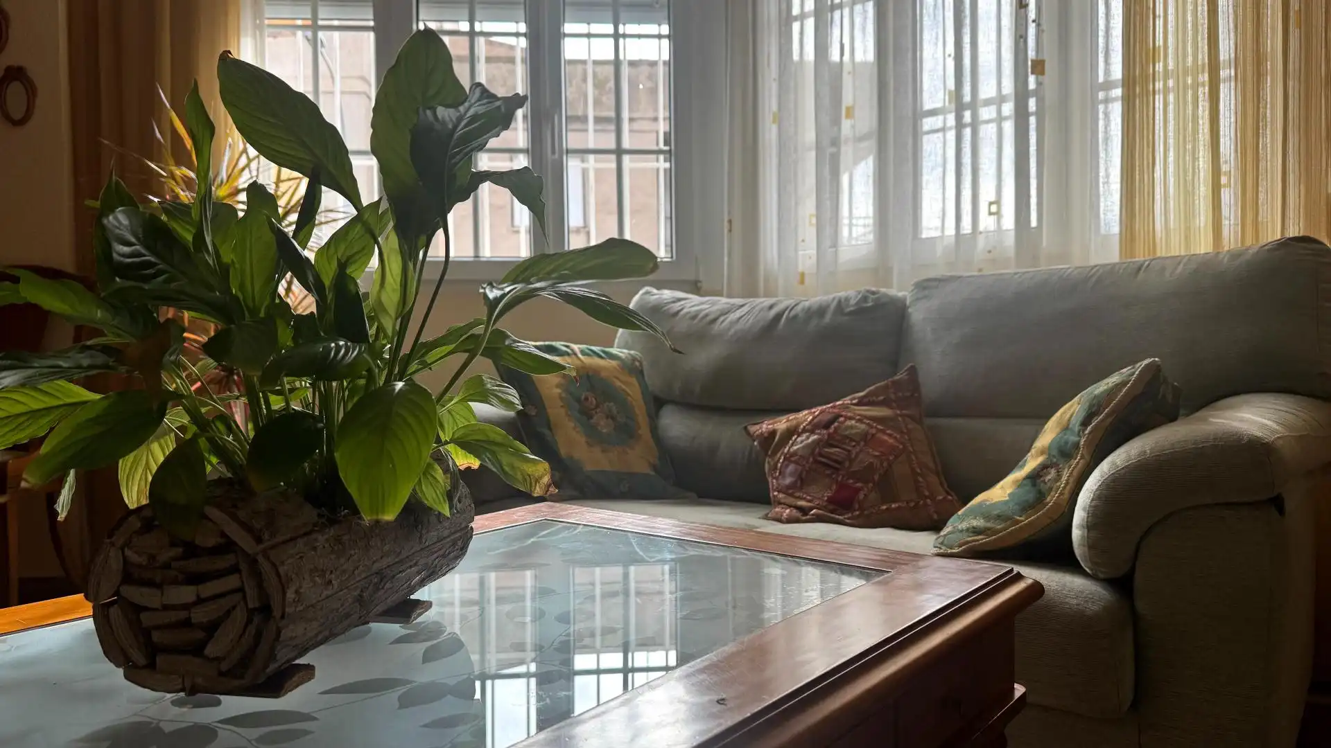 Sala de estar de Casa adosada en venta en Sax con Aire acondicionado, Calefacción y Terraza