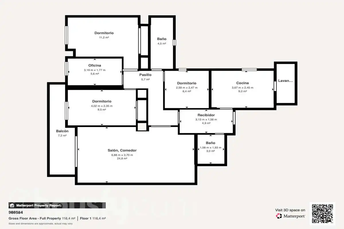 Piso con terraza en venta en Calle Aragó ., imagen 32