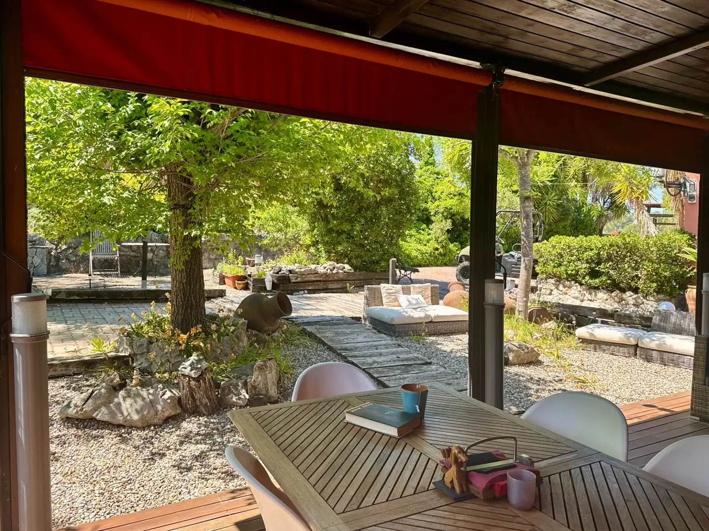 Terrassa de Casa o xalet en venda en Olivella amb Calefacció, Jardí privat i Terrassa