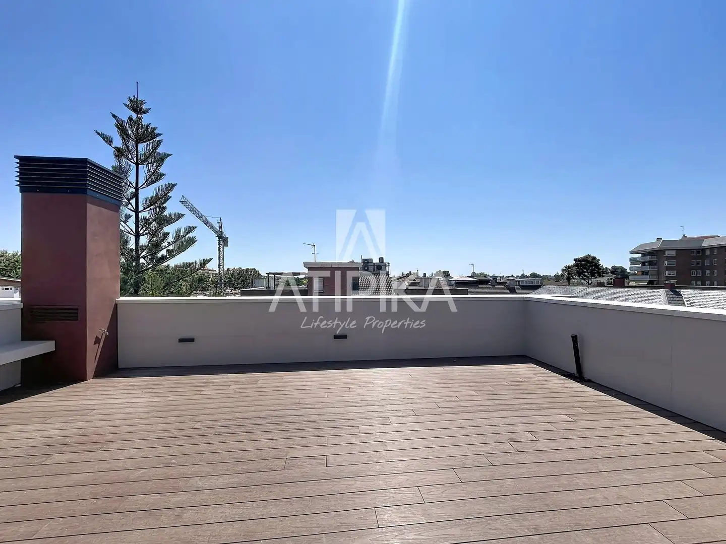 Terraza de Ático en venta en Castelldefels con Aire acondicionado, Calefacción y Horno
