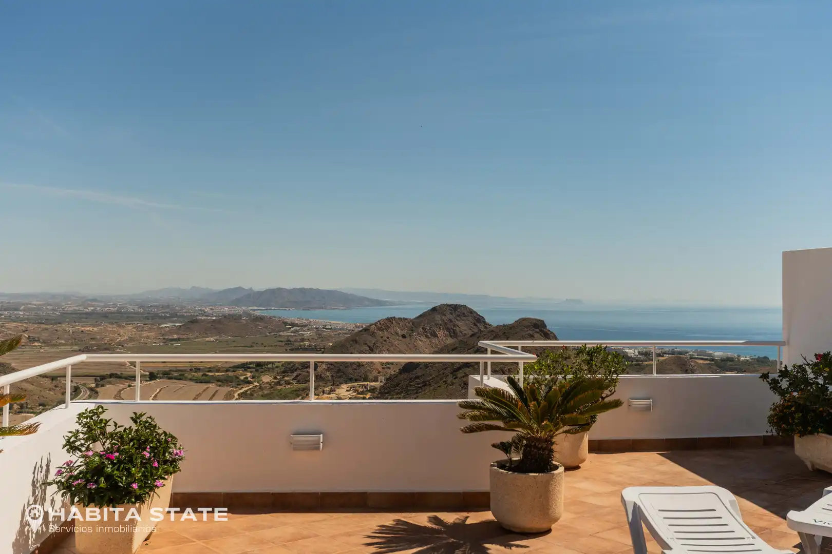 Terrace of Flat for rent in Mojácar  with Air Conditioner, Furnished and Pets allowed
