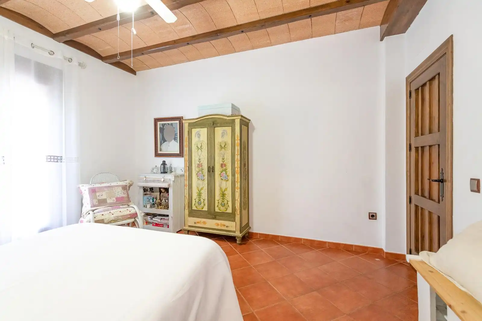 Dormitori de Casa o xalet en venda en Villanueva del Trabuco amb Aire condicionat, Jardí privat i Terrassa