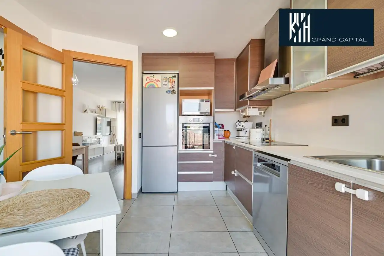 Kitchen of Flat for sale in Malgrat de Mar  with Air Conditioner, Heating and Balcony