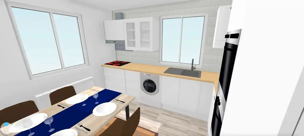 Kitchen of Houses for sale in Carrocera  with Heating and Furnished