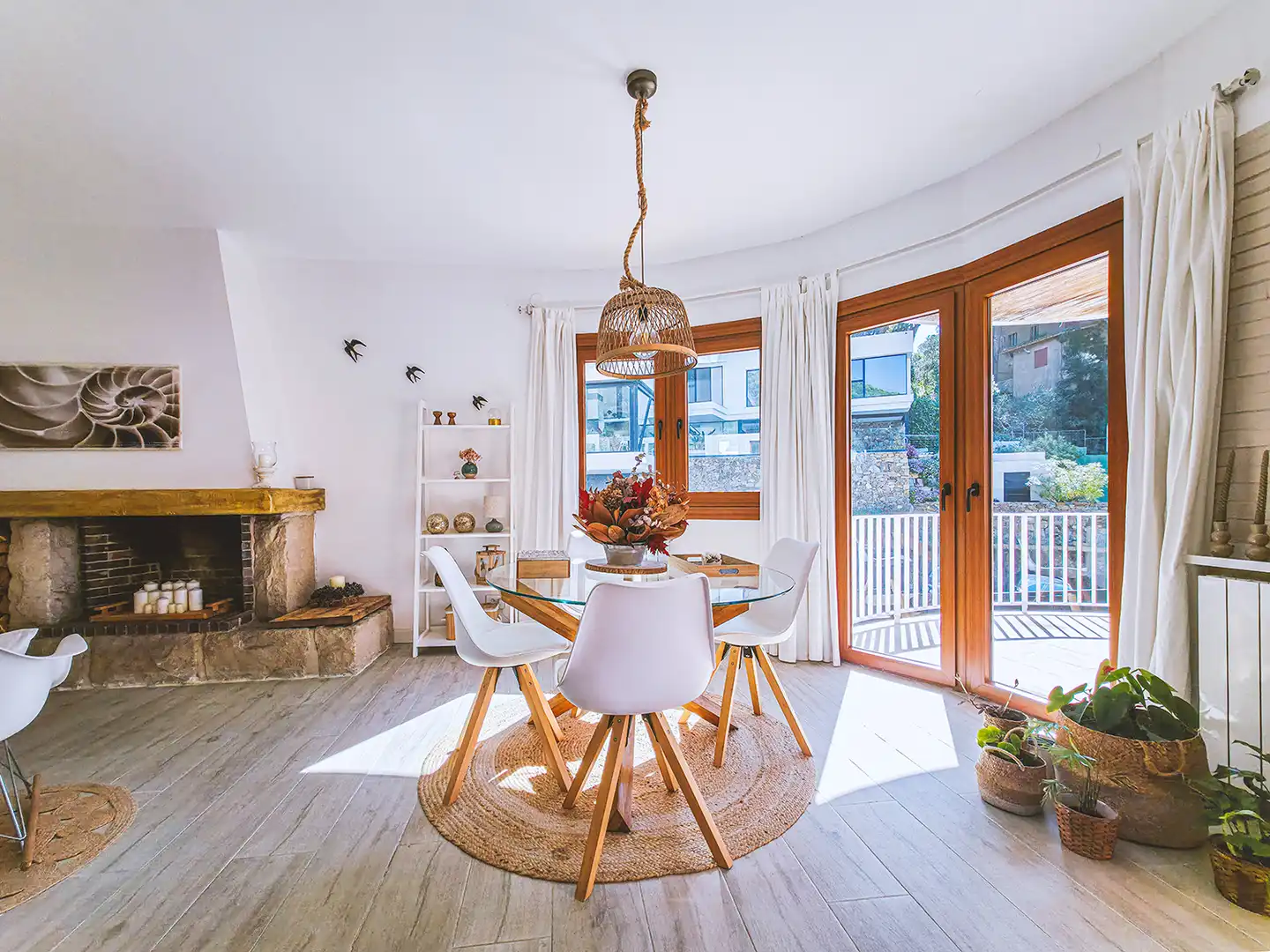 Dining room of Houses for sale in Sant Pol de Mar  with Air Conditioner, Heating and Private garden
