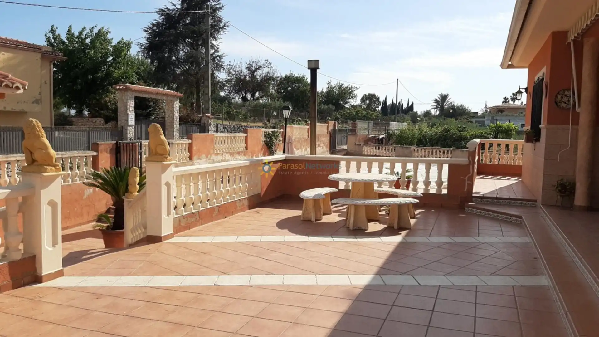 Terraza de Casa o chalet en venta en Benigànim con Aire acondicionado, Jardín privado y Terraza