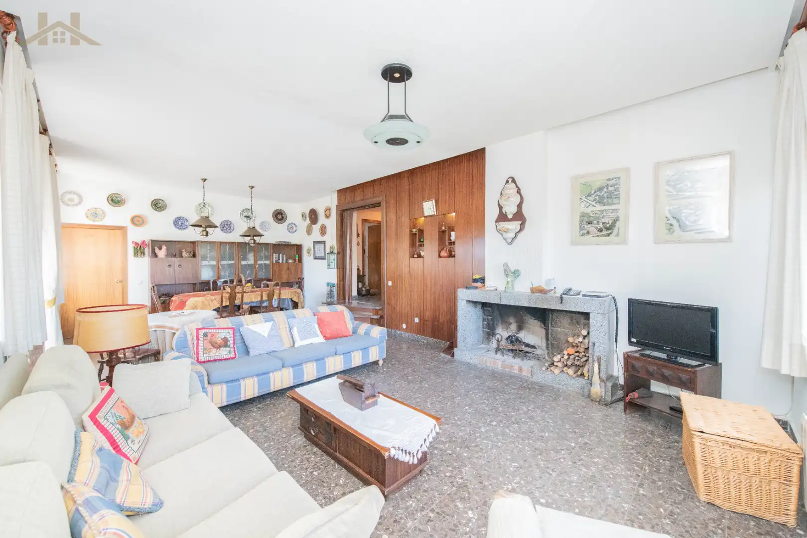 Sala de estar de Casa o chalet en venta en Galapagar con Calefacción, Jardín privado y Terraza