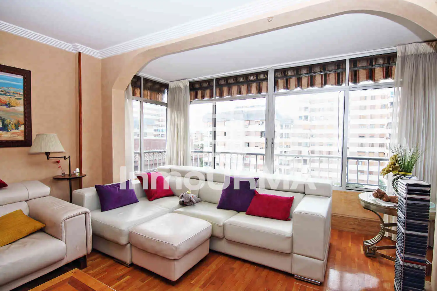 Sala d'estar de Àtic en venda en Alicante / Alacant amb Aire condicionat, Calefacció i Parquet