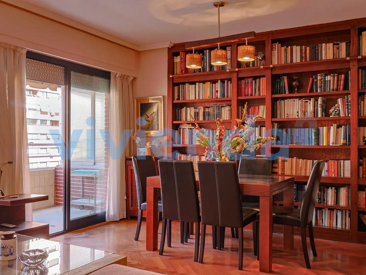 Dining room of Flat for sale in Madrid  with Air Conditioner, Terrace and Swimming Pool
