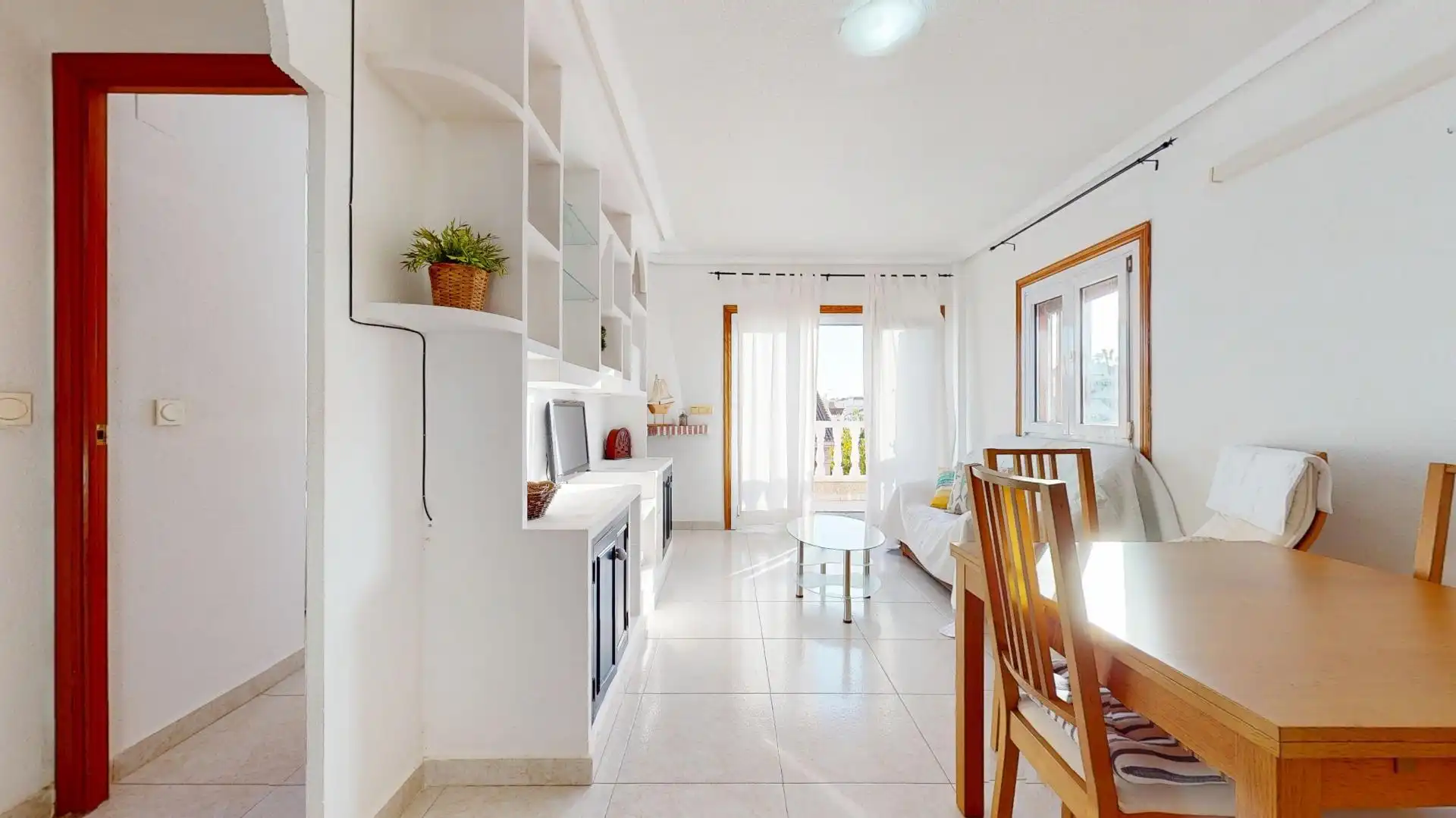 Sala de estar de Apartamento en venta en Pilar de la Horadada con Terraza