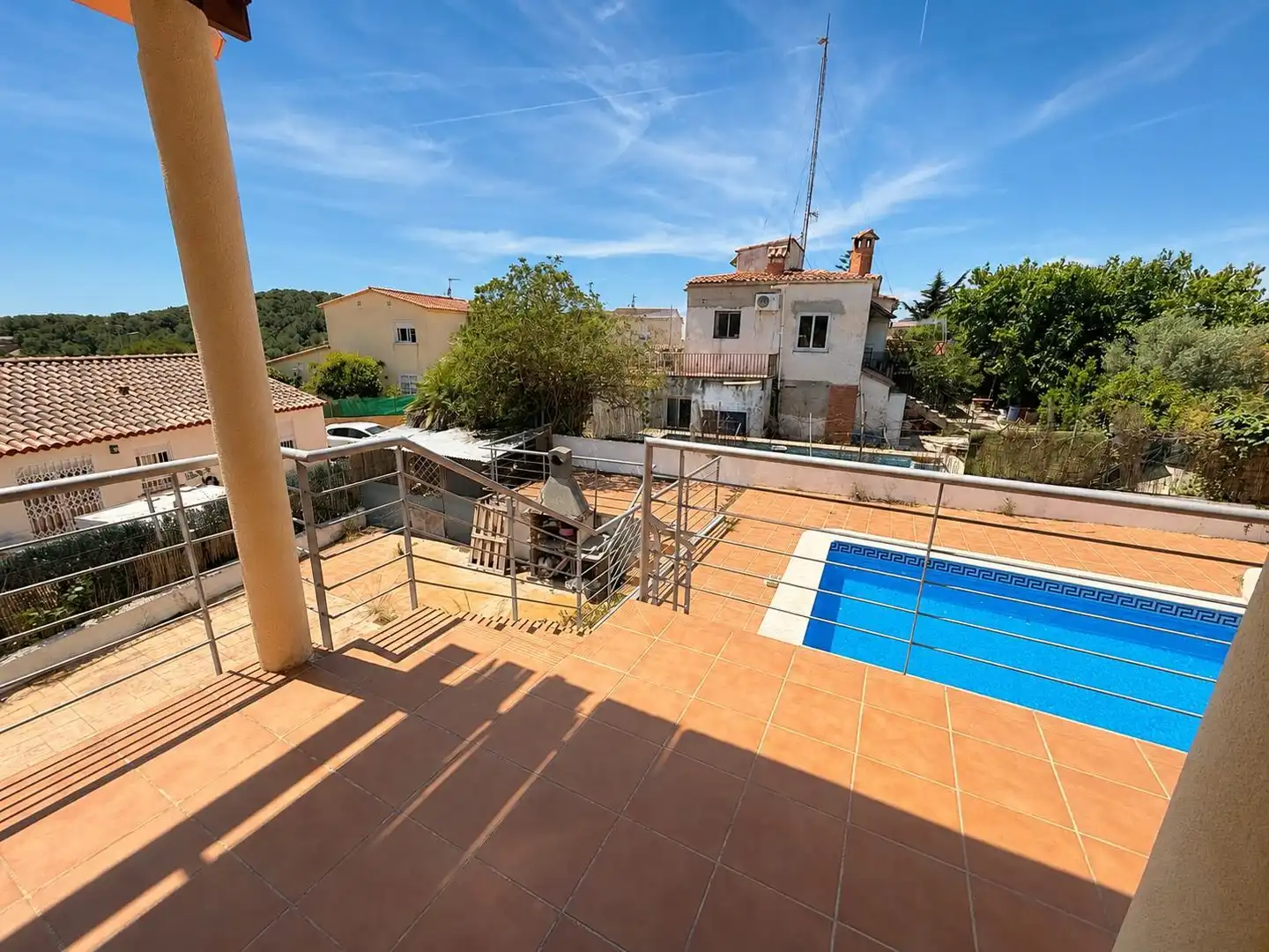 Piscina de Casa o xalet en venda en Calafell amb Aire condicionat, Calefacció i Jardí privat