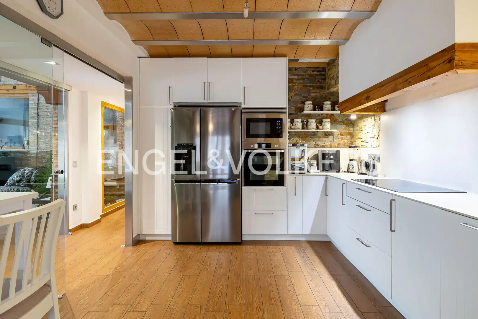 Cocina de Casa o chalet en venta en Venturada con Aire acondicionado, Calefacción y Jardín privado