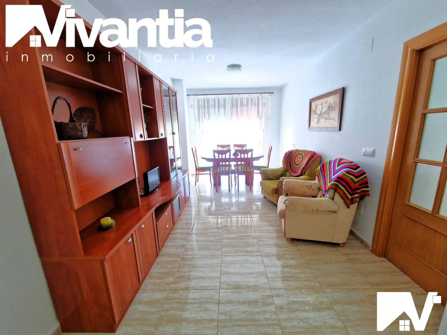 Wohnzimmer von Wohnung zum Verkauf in Lorca mit Klimaanlage, Heizung und Möbliert