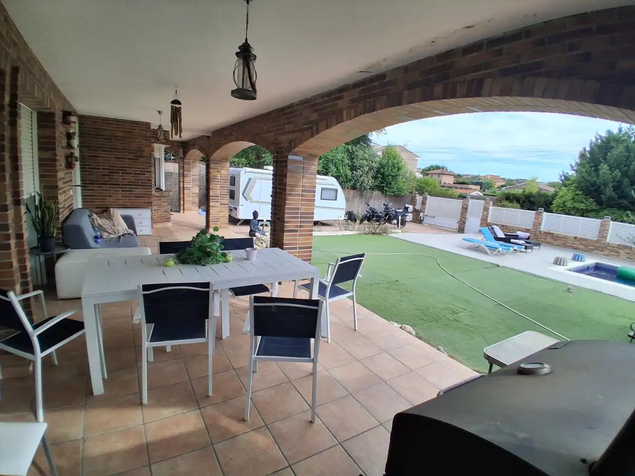 Terrace of Houses for sale in El Casar  with Heating, Storage room and Swimming Pool