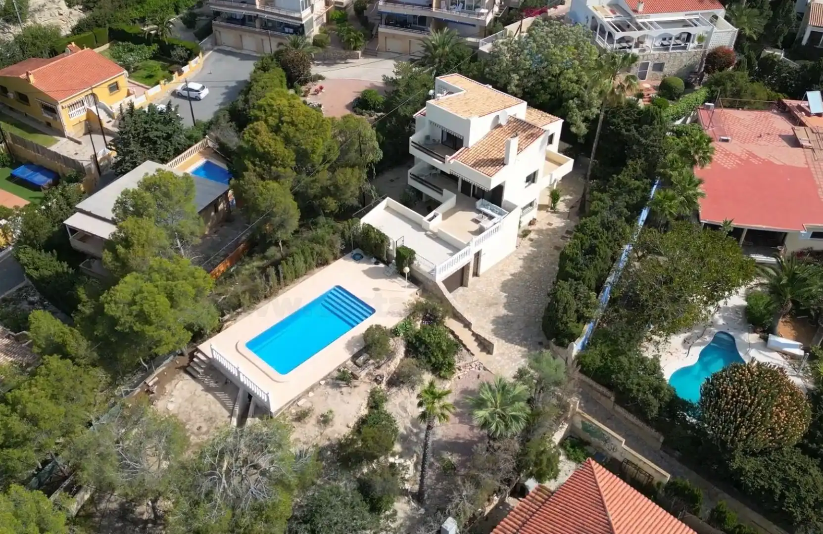 Exterior view of Houses for sale in El Campello  with Air Conditioner, Private garden and Terrace