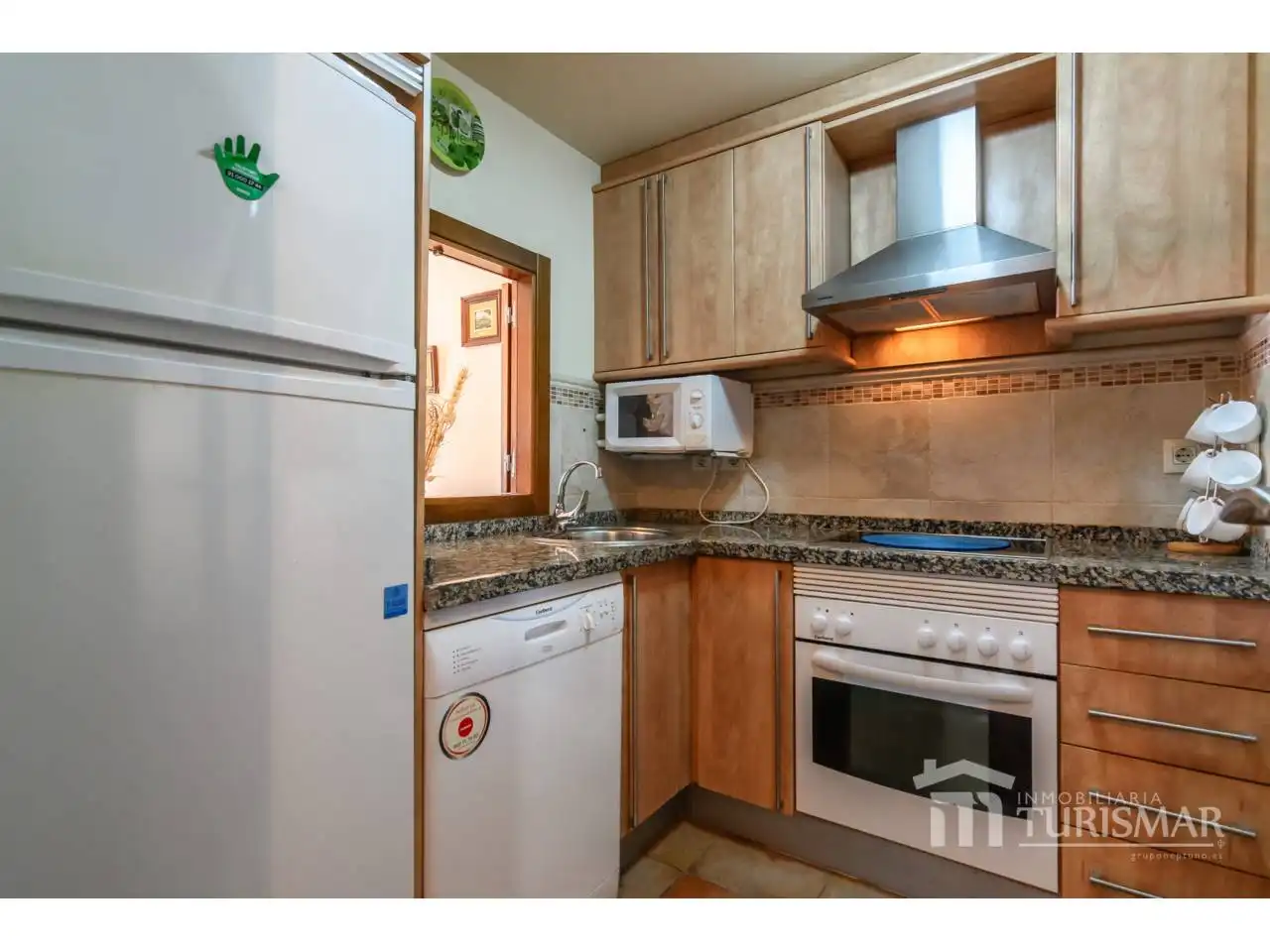 Cocina de Apartamento en venta en Ayamonte con Terraza, Amueblado y Piscina comunitaria