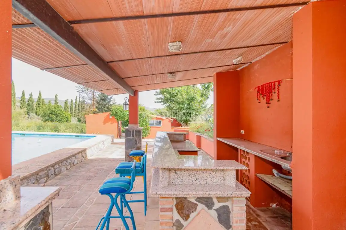 Terrassa de Finca rústica en venda en Loja amb Aire condicionat, Jardí privat i Terrassa
