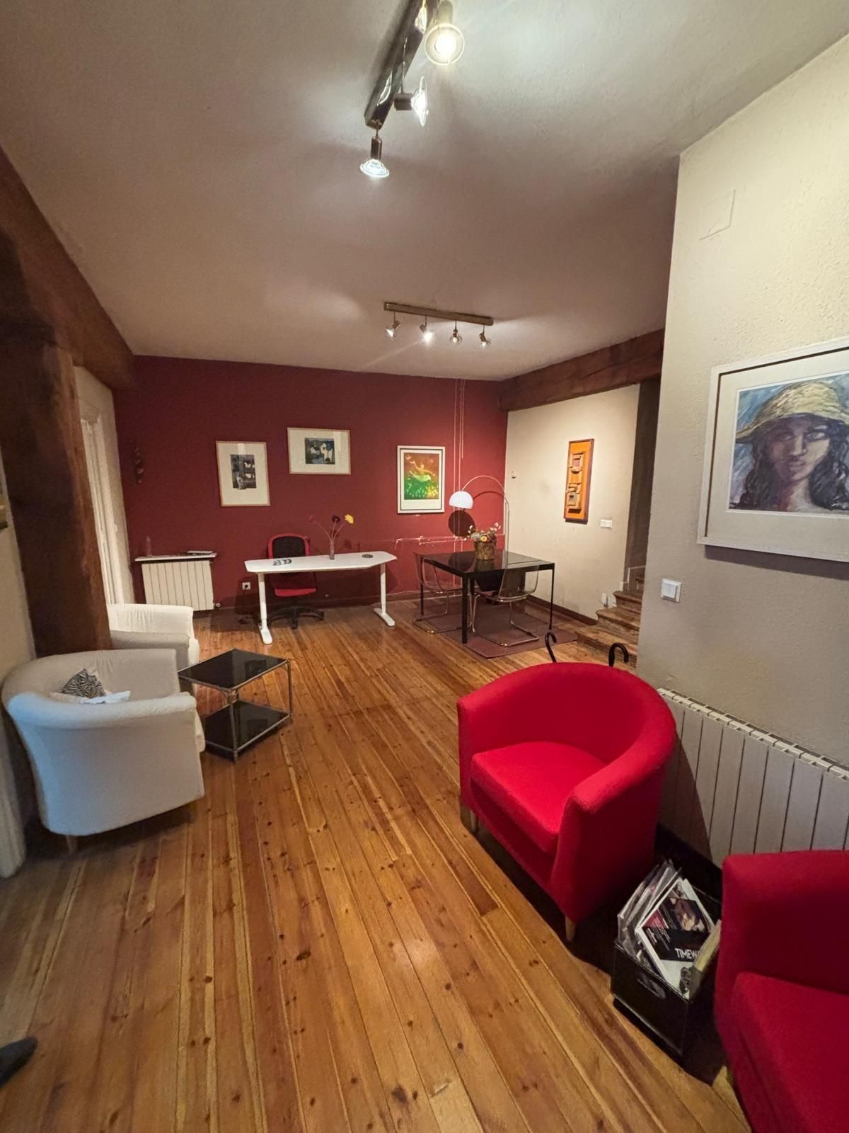 Sala d'estar de Pis en venda en Valladolid Capital amb Calefacció, Parquet i Terrassa