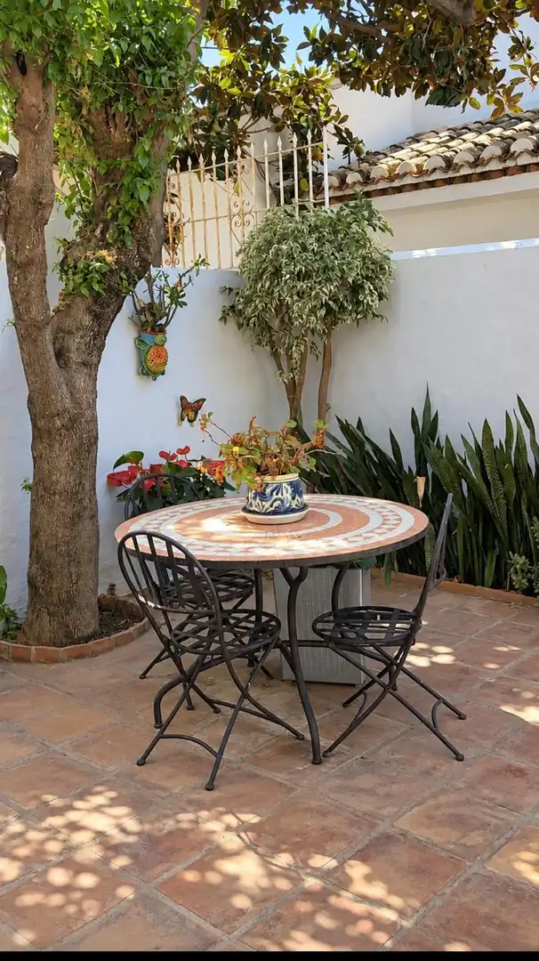 Terrace of Apartments for rent in Fuengirola  with Air Conditioner, Private garden and Furnished