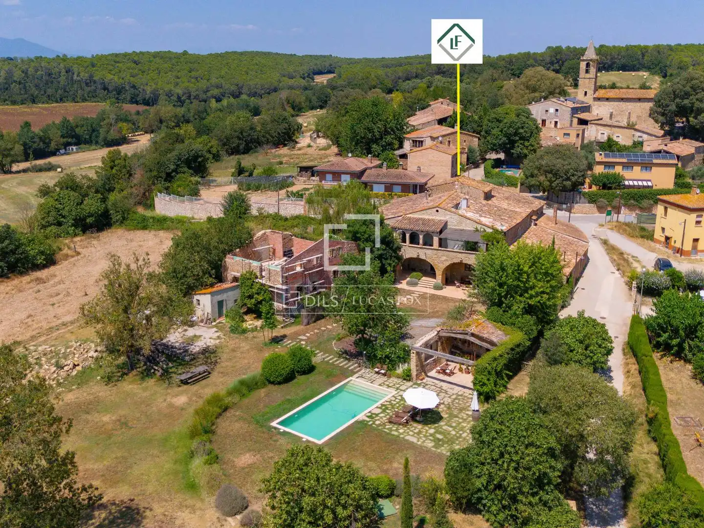 Vista exterior de Finca rústica en venda en Vilademuls amb Calefacció, Jardí privat i Terrassa