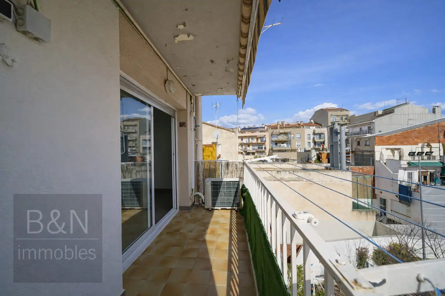 Balcony of Flat for sale in Terrassa  with Air Conditioner, Heating and Balcony
