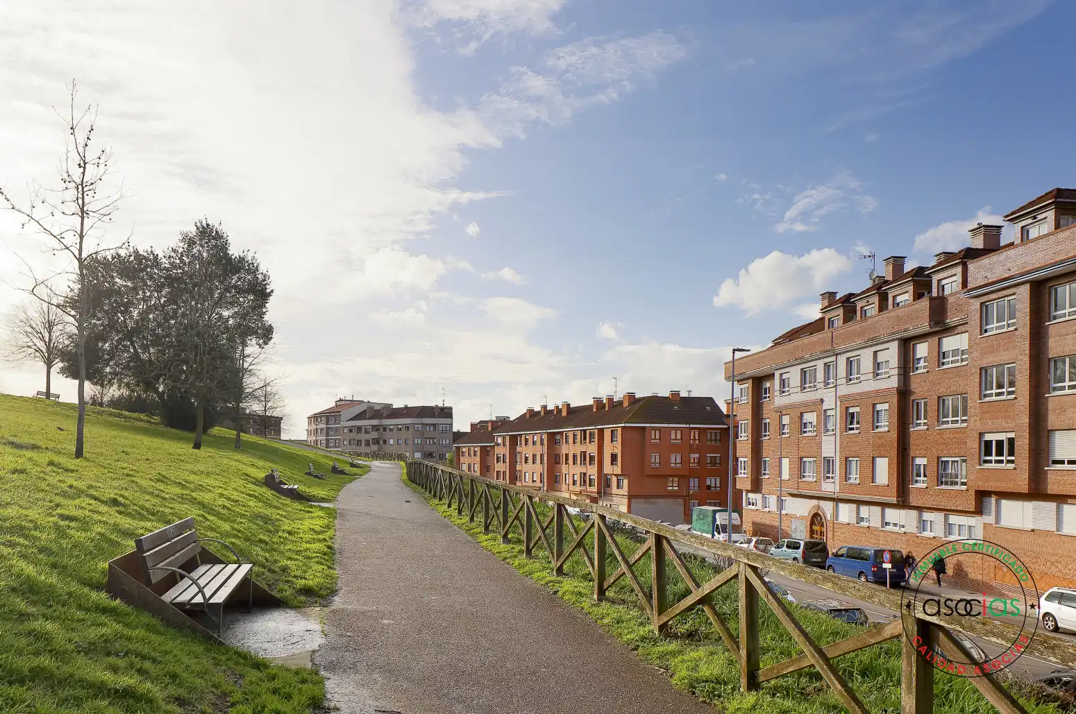 Vista exterior de Piso en venta en Gijón  con Calefacción y Amueblado