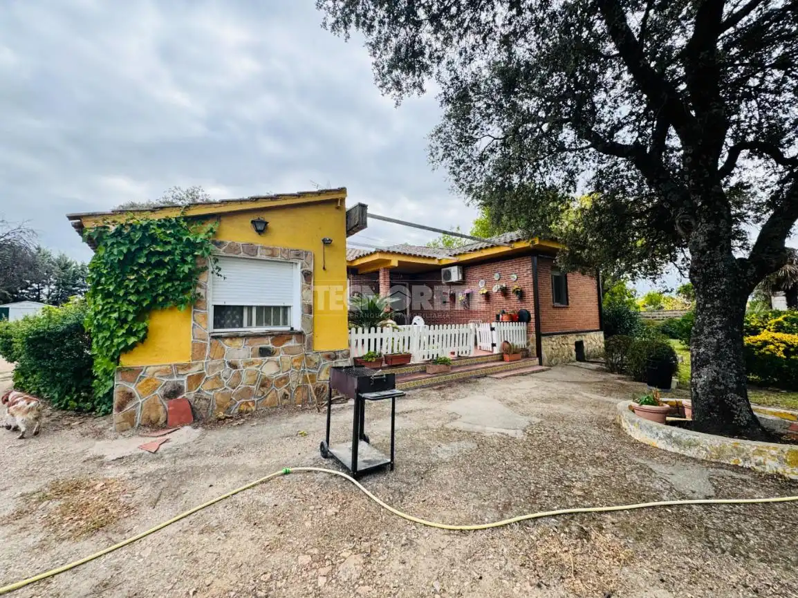 Vista exterior de Casa o xalet en venda en San Román de los Montes
