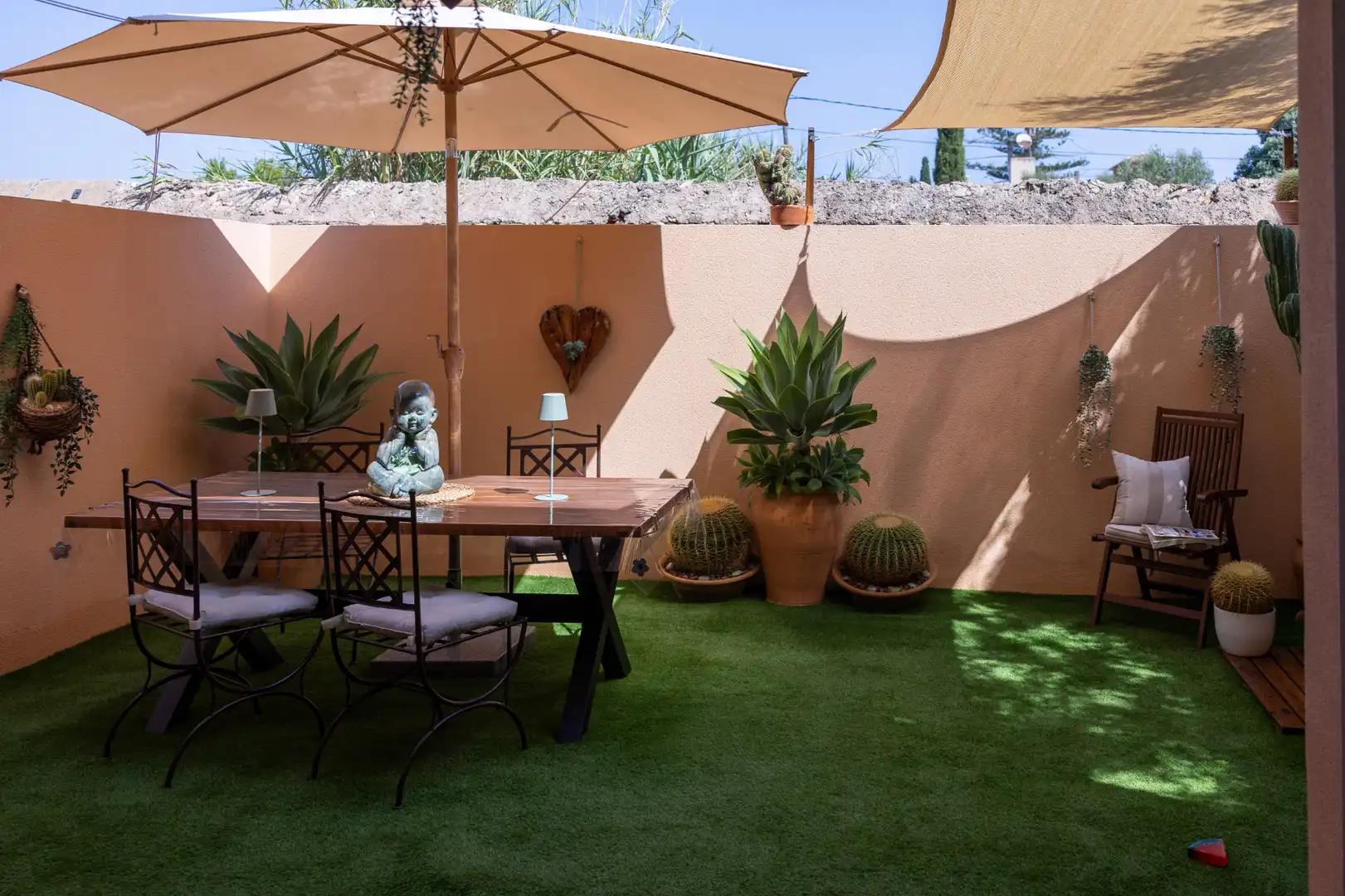 Terrassa de Casa adosada en venda en Marratxí amb Aire condicionat, Jardí privat i Terrassa