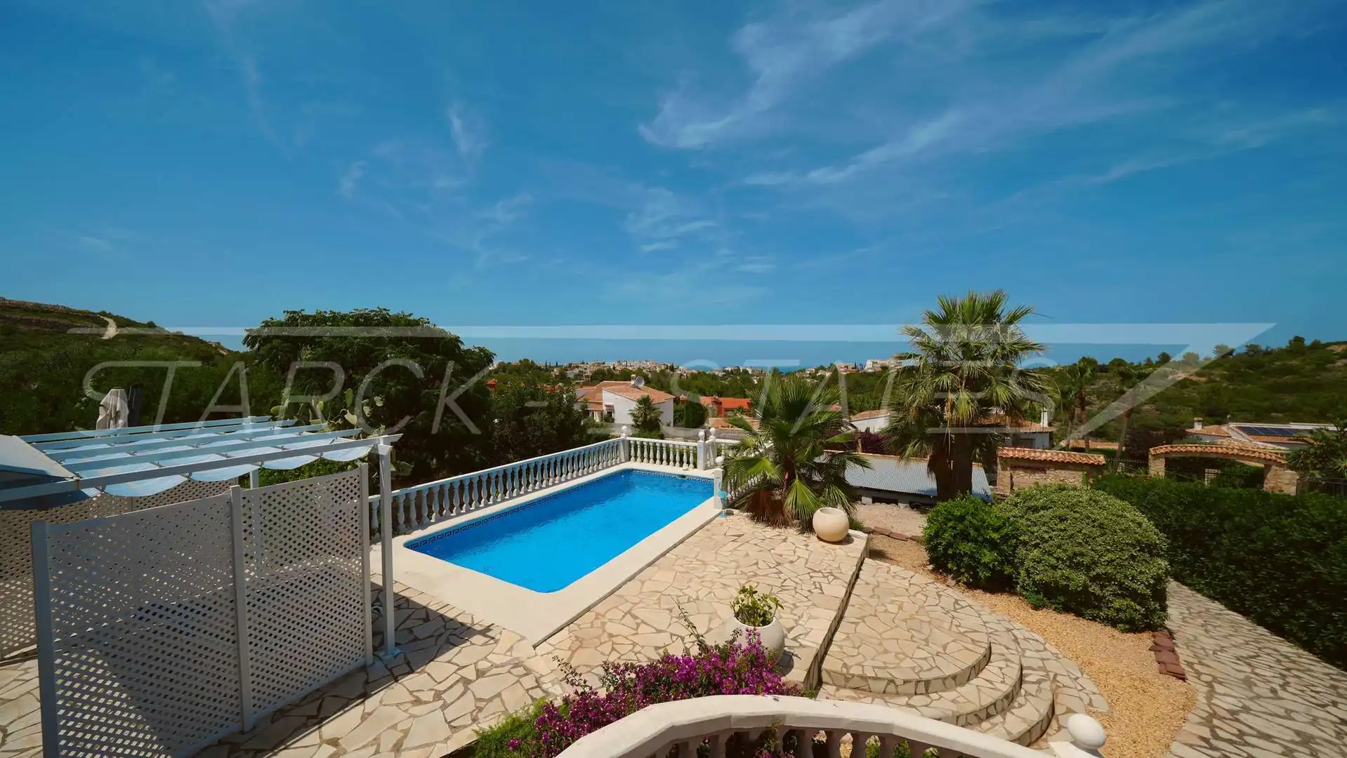 Exterior view of Houses for sale in El Ràfol d'Almúnia  with Air Conditioner, Private garden and Swimming Pool
