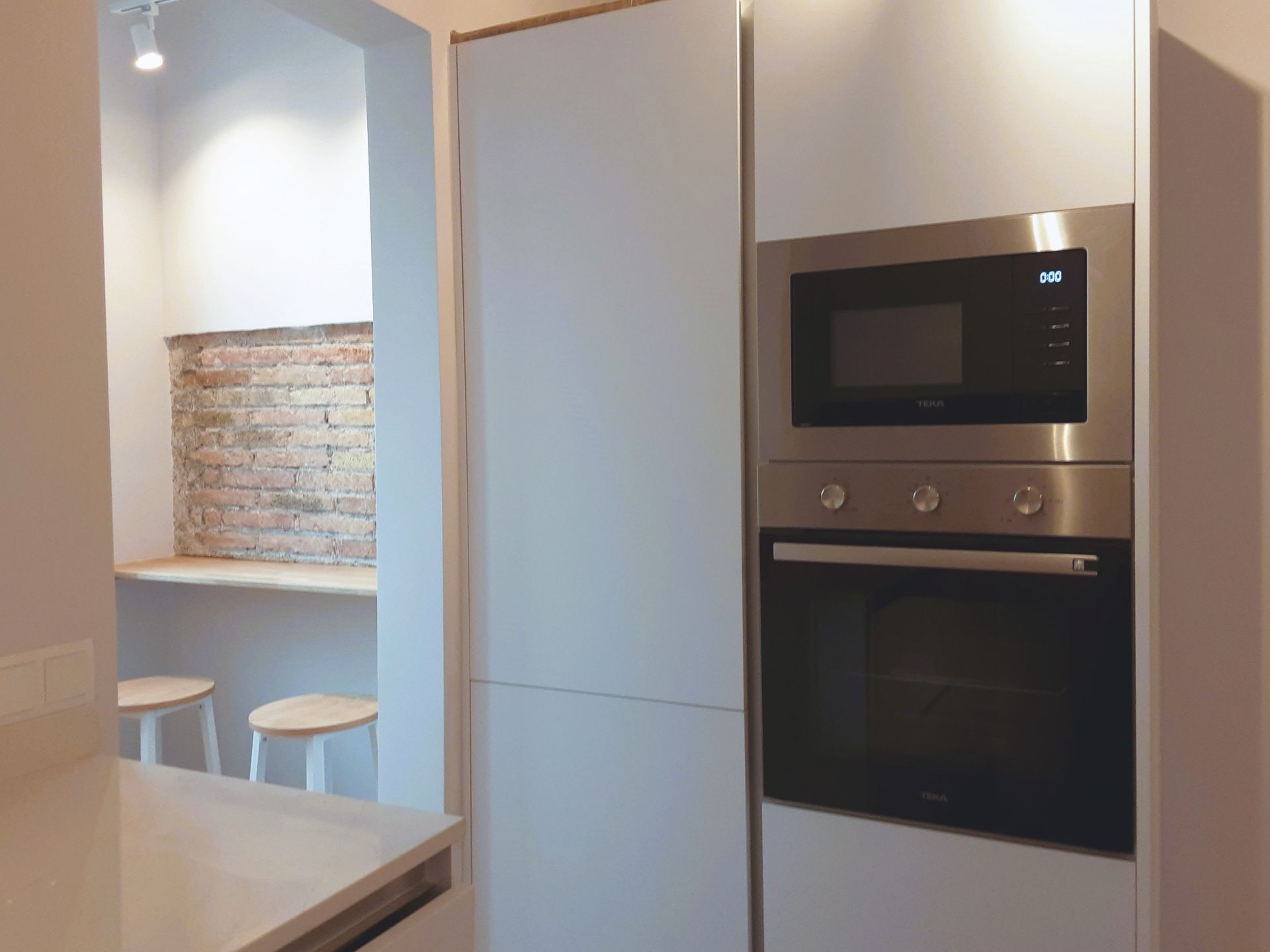 Kitchen of Attic for sale in  Barcelona Capital  with Air Conditioner, Heating and Parquet flooring