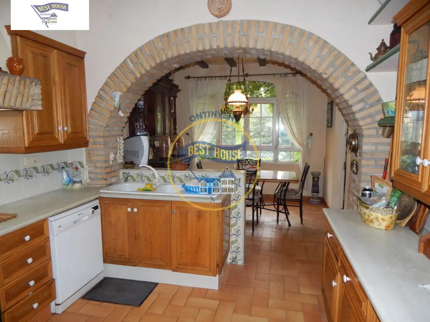 Kitchen of Houses for sale in Ontinyent  with Private garden, Storage room and Swimming Pool