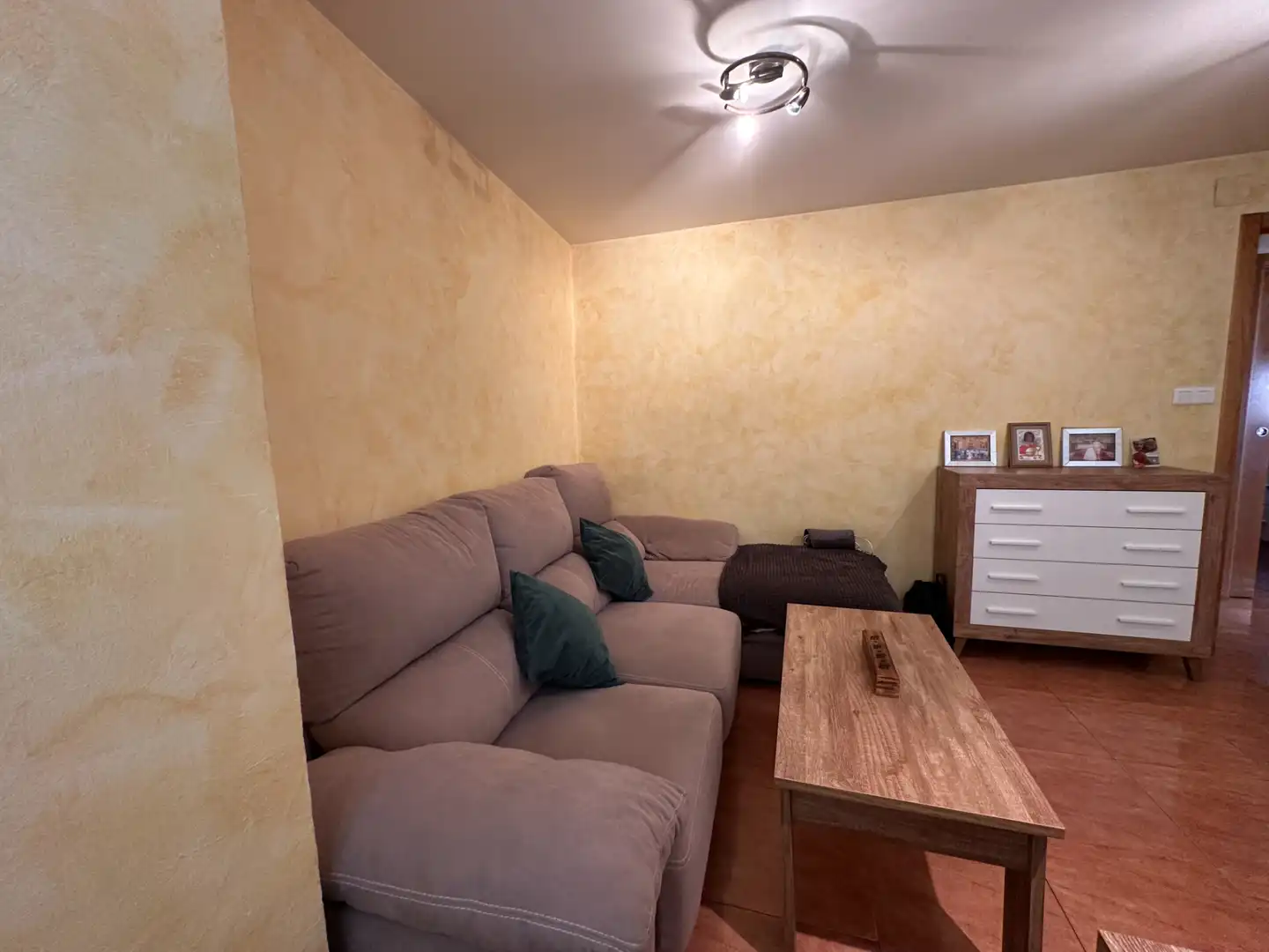 Sala de estar de Piso en venta en Castellón de la Plana / Castelló de la Plana con Amueblado
