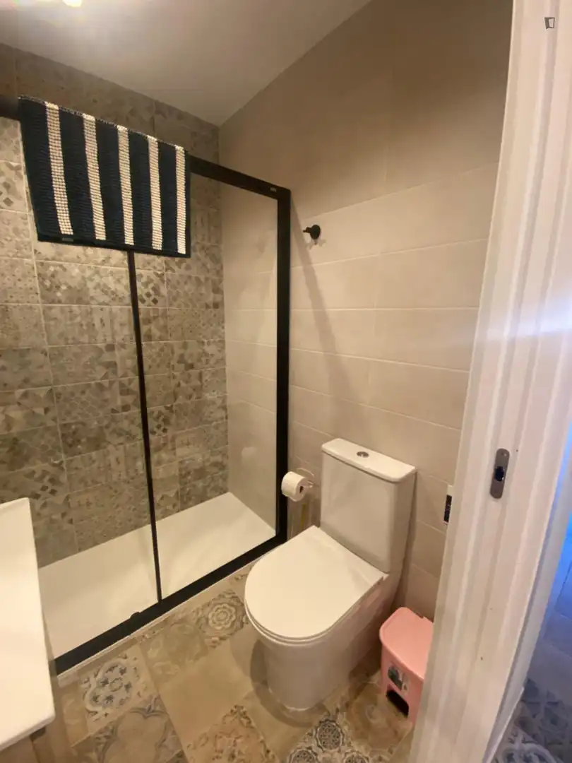 Baño de Apartamento de alquiler en  Palma de Mallorca con Aire acondicionado, Amueblado y Horno
