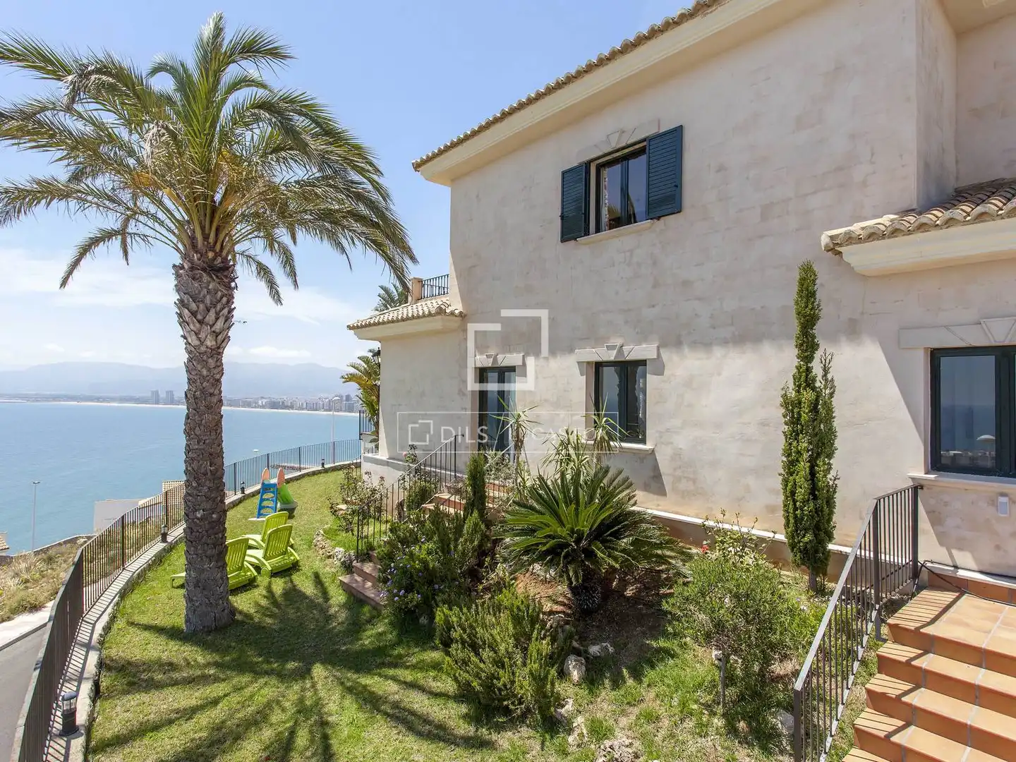 Vista exterior de Casa o chalet en venta en Cullera con Aire acondicionado, Jardín privado y Piscina