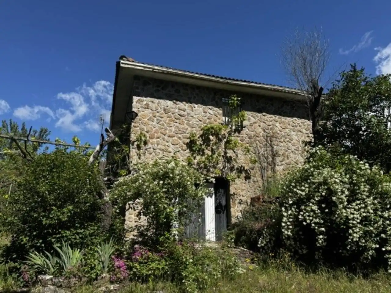 Garden of Houses for sale in Villavieja del Lozoya  with Private garden, Terrace and Swimming Pool