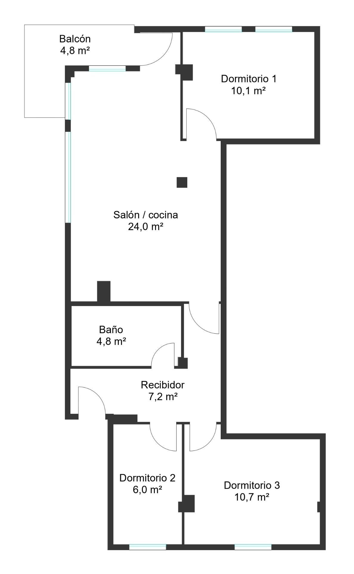 Flat for sale in  Palma de Mallorca  with Balcony