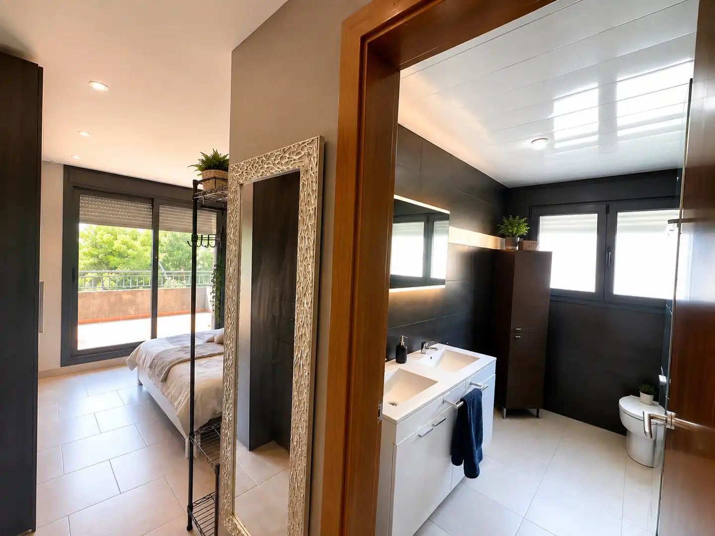 Dormitori de Casa o xalet en venda en Rubí amb Aire condicionat, Calefacció i Jardí privat