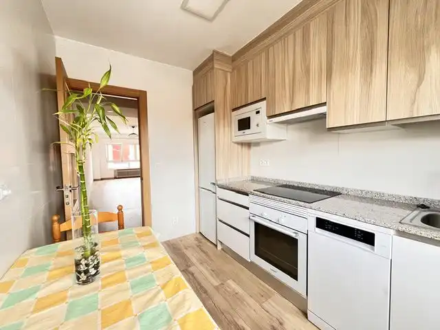 Cocina de Piso de alquiler en Gijón  con Calefacción y Parquet