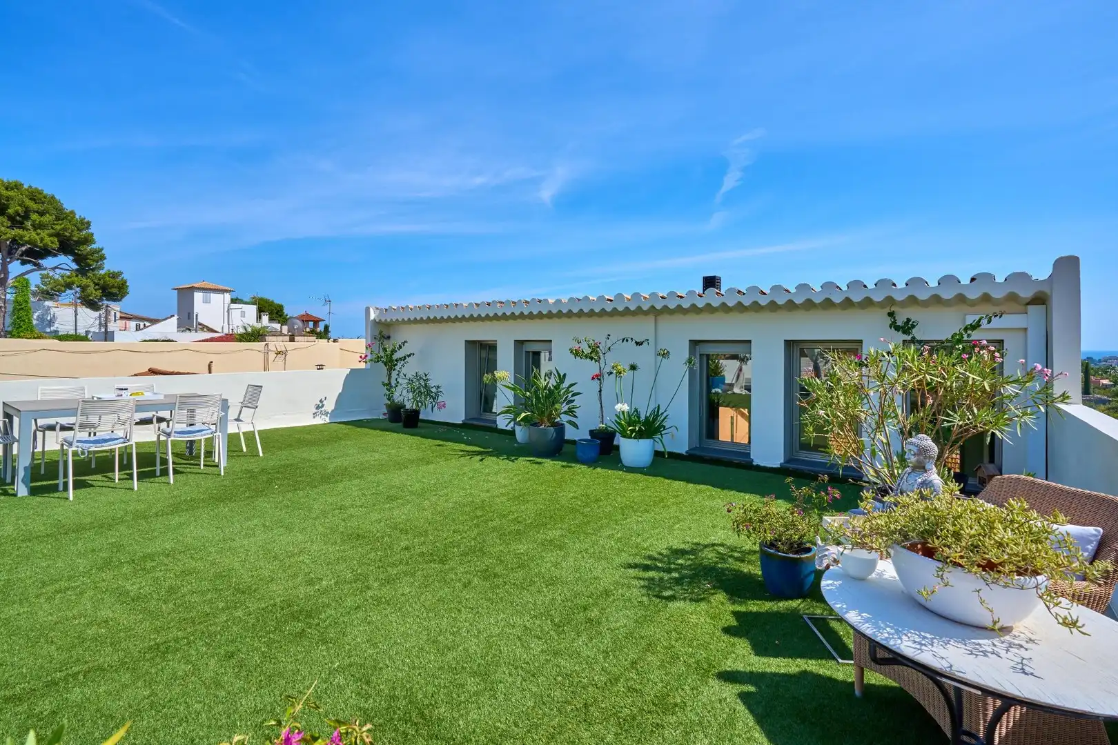 Terrace of Houses for sale in  Palma de Mallorca  with Air Conditioner, Heating and Parquet flooring